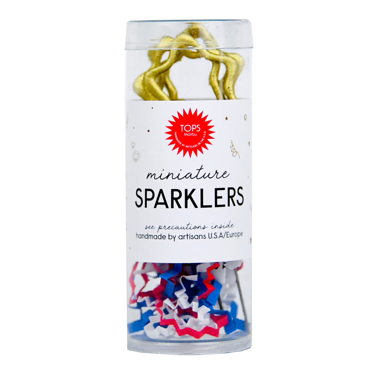 Mini Gold Sparklers Star 4th of July