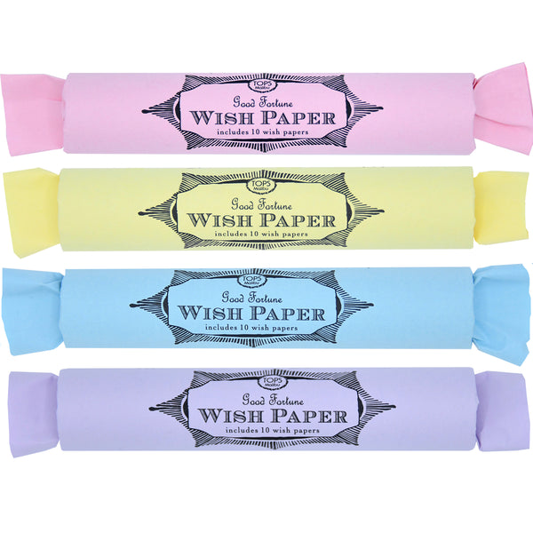Gold and Silver Wish Paper (10-Pack) - TOPS Malibu