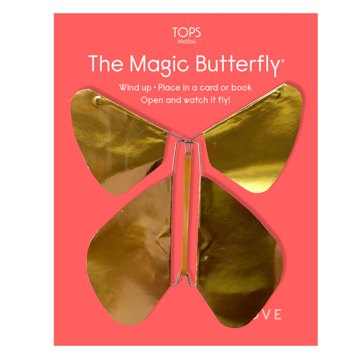 Flying Magic Butterfly™ Love - Gold Metallic