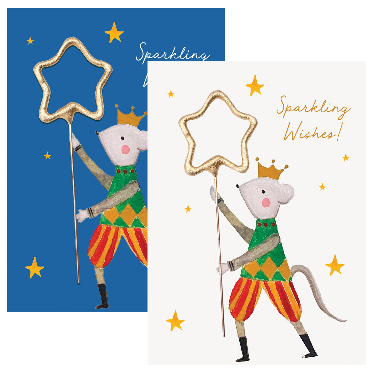 Sparkler Card Holiday Sparkling Wishes