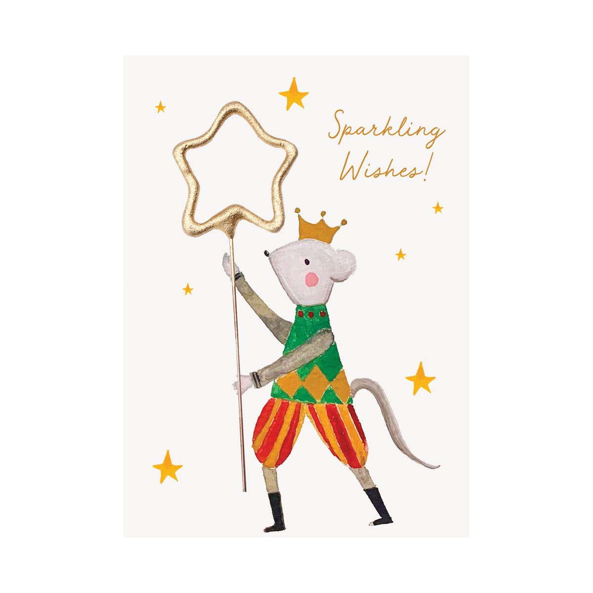 Sparkler Card Holiday Sparkling Wishes