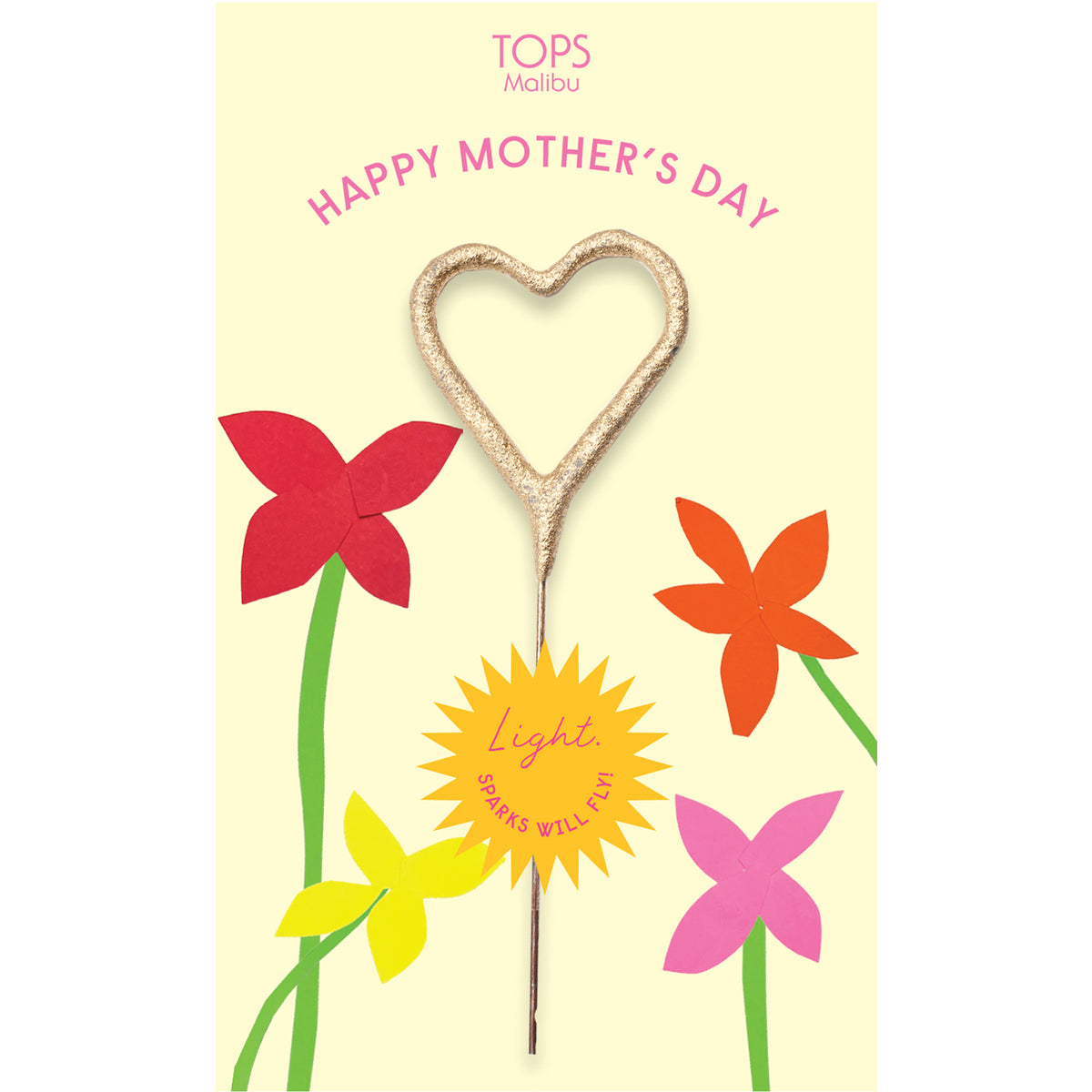 Happy Mother&#39;s Day Sparkler Card