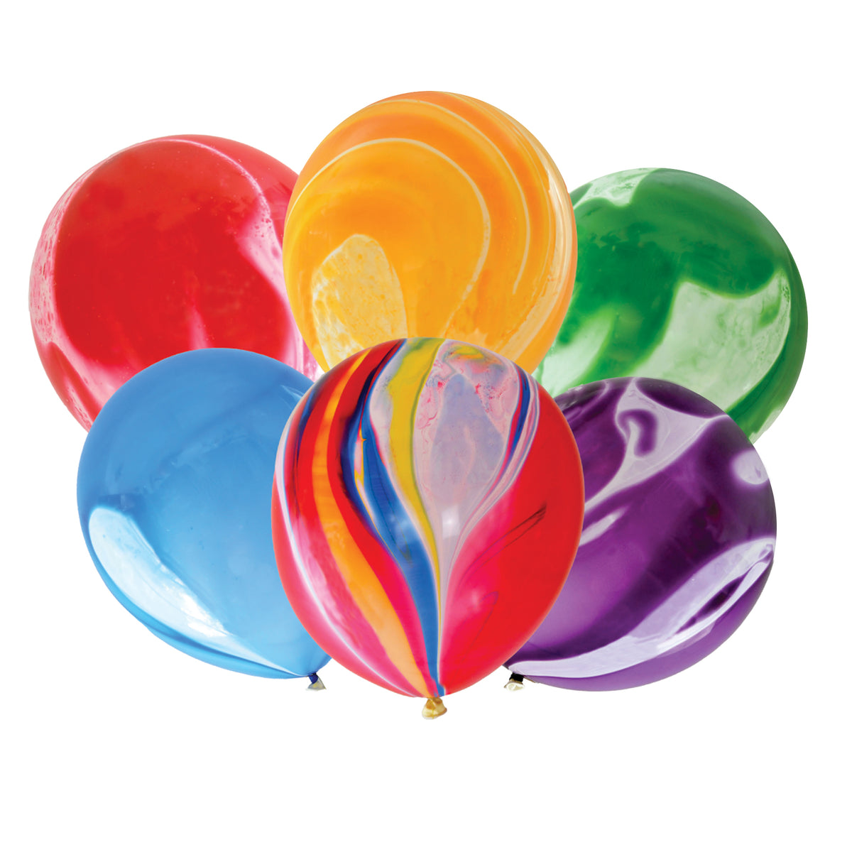 12" Agate Marble Balloons