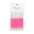 Glitter Wish Candles Beeswax Pink - 3"