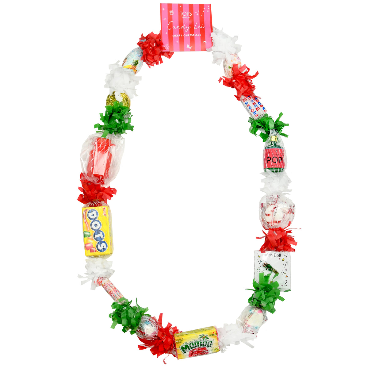 Classic Candy Lei for Christmas and Holidays - TOPS Malibu
