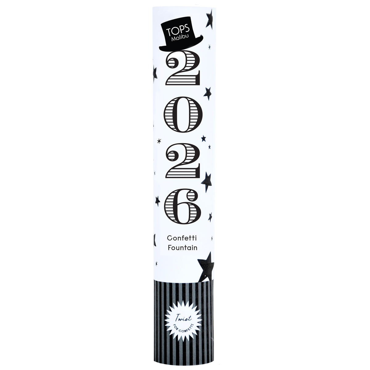 12&quot; Confetti Fountain TOP Hat Party