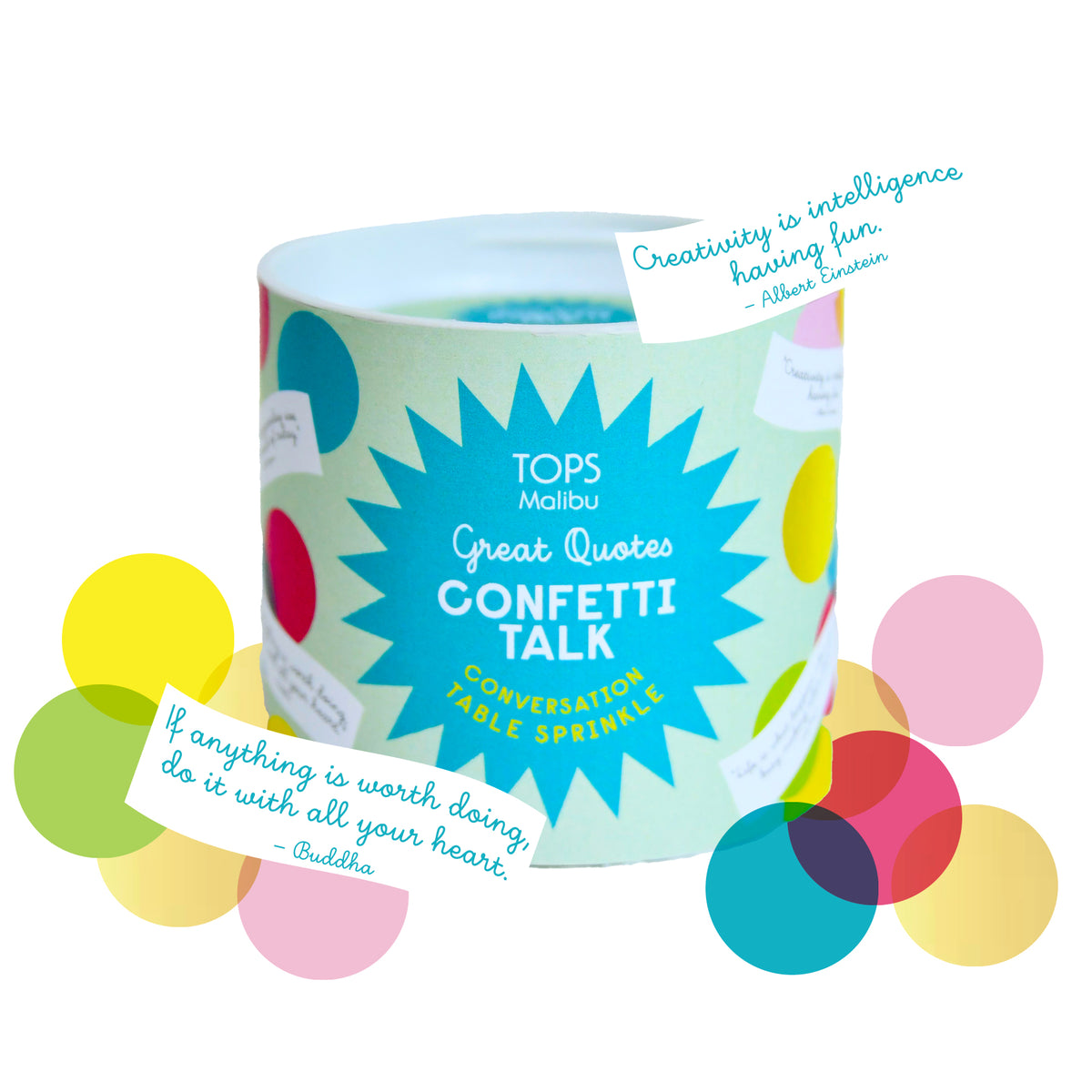 Confetti Talk Conversation Game - Great Quotes