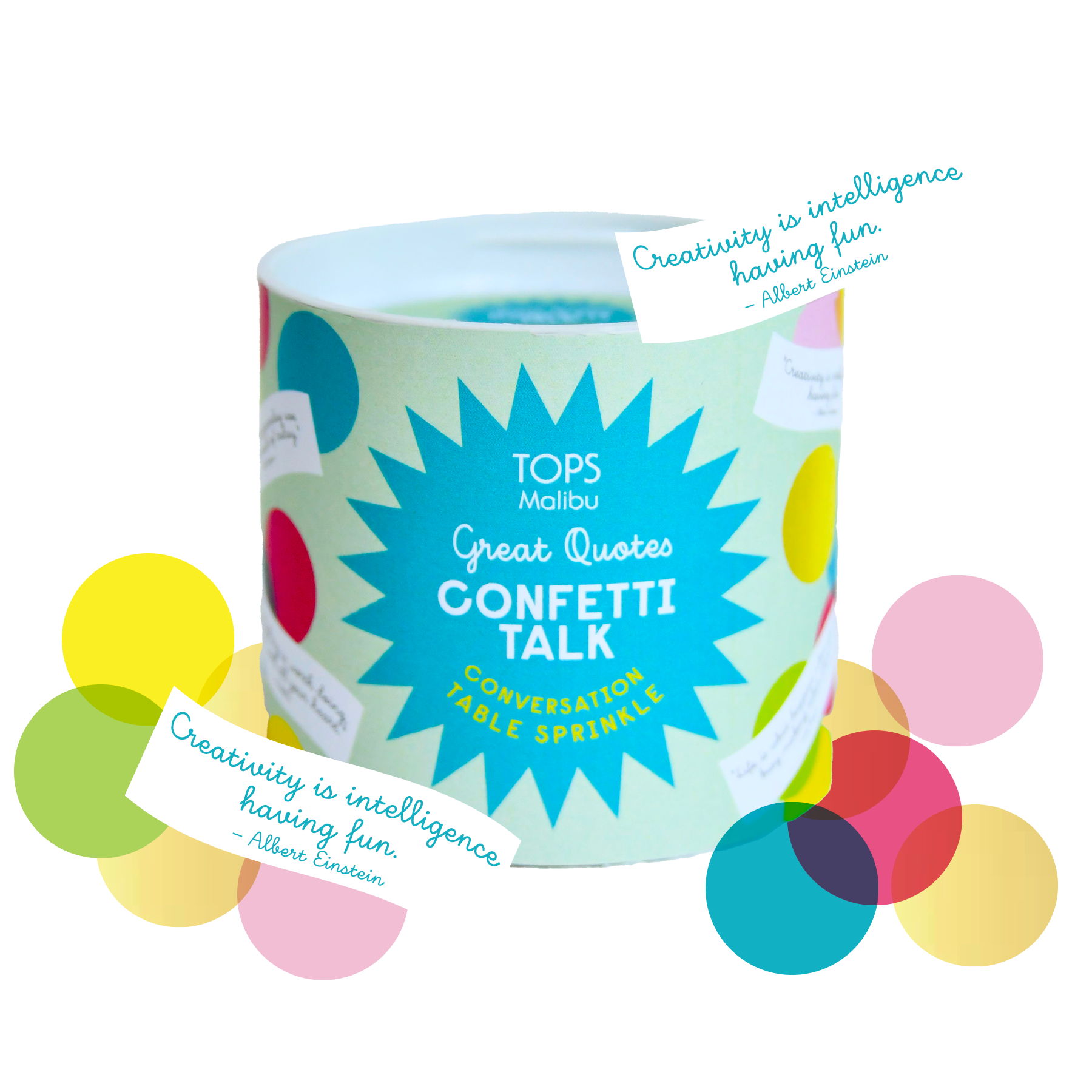 Confetti Talk Conversation Game - Great Quotes