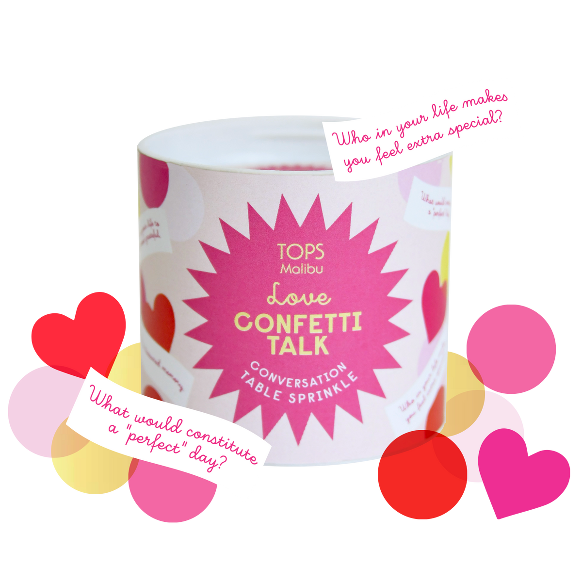 Confetti Talk Conversation Game - Love