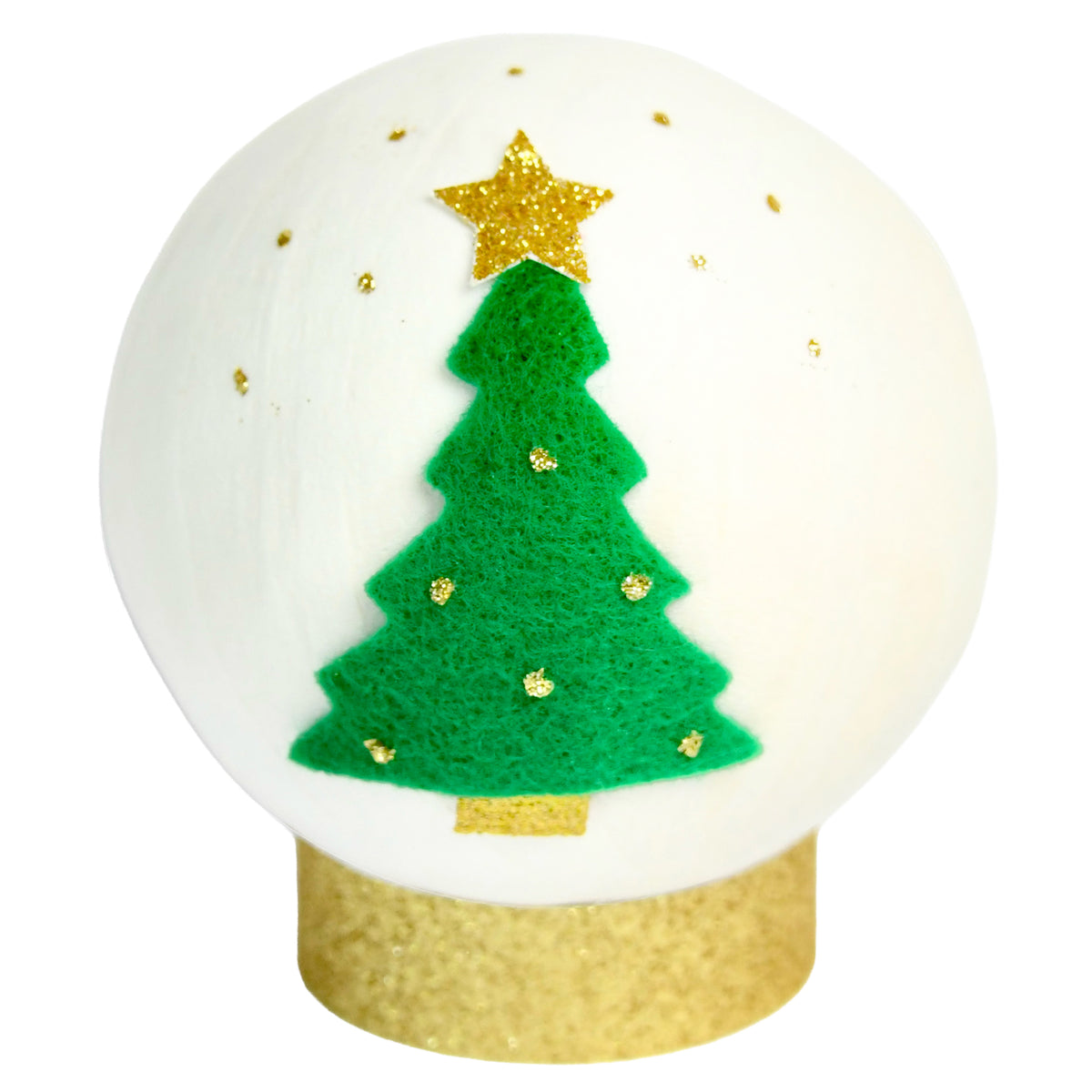 Deluxe Surprize Ball Christmas Tree, White