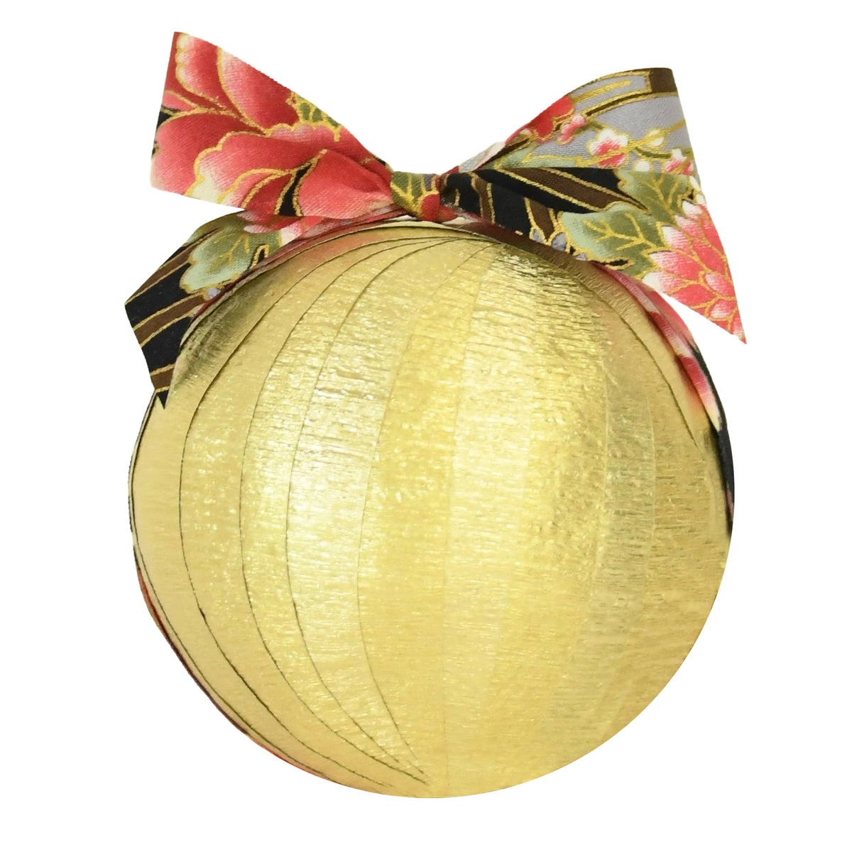 Deluxe Surprize Ball Gold Japanese Ribbon
