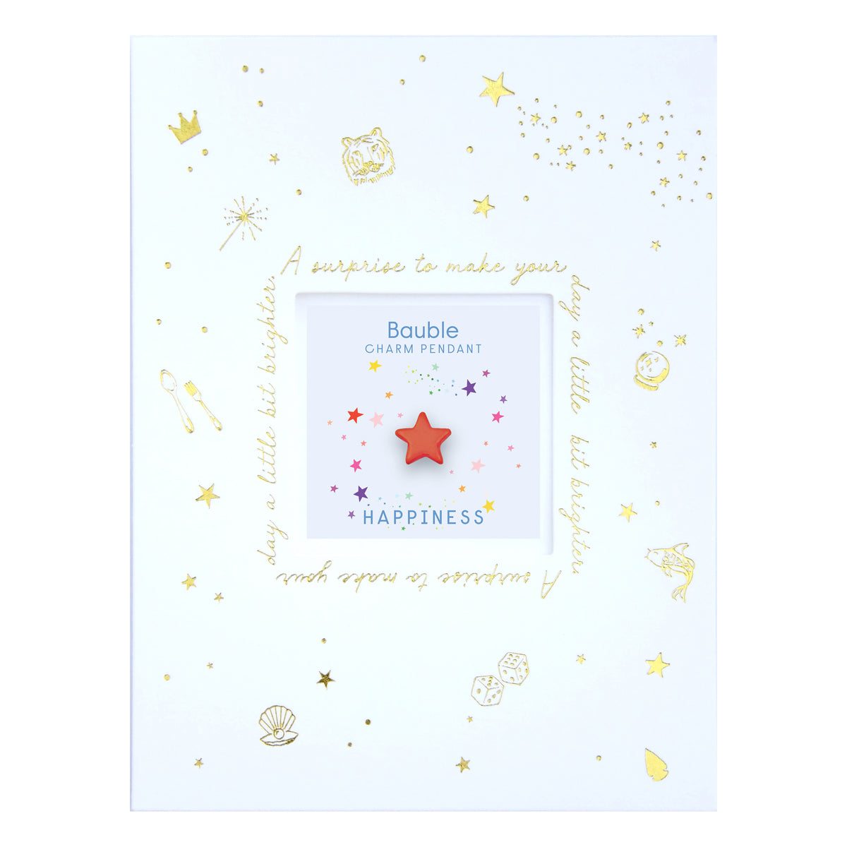 Greeting Cards with Bauble Necklaces