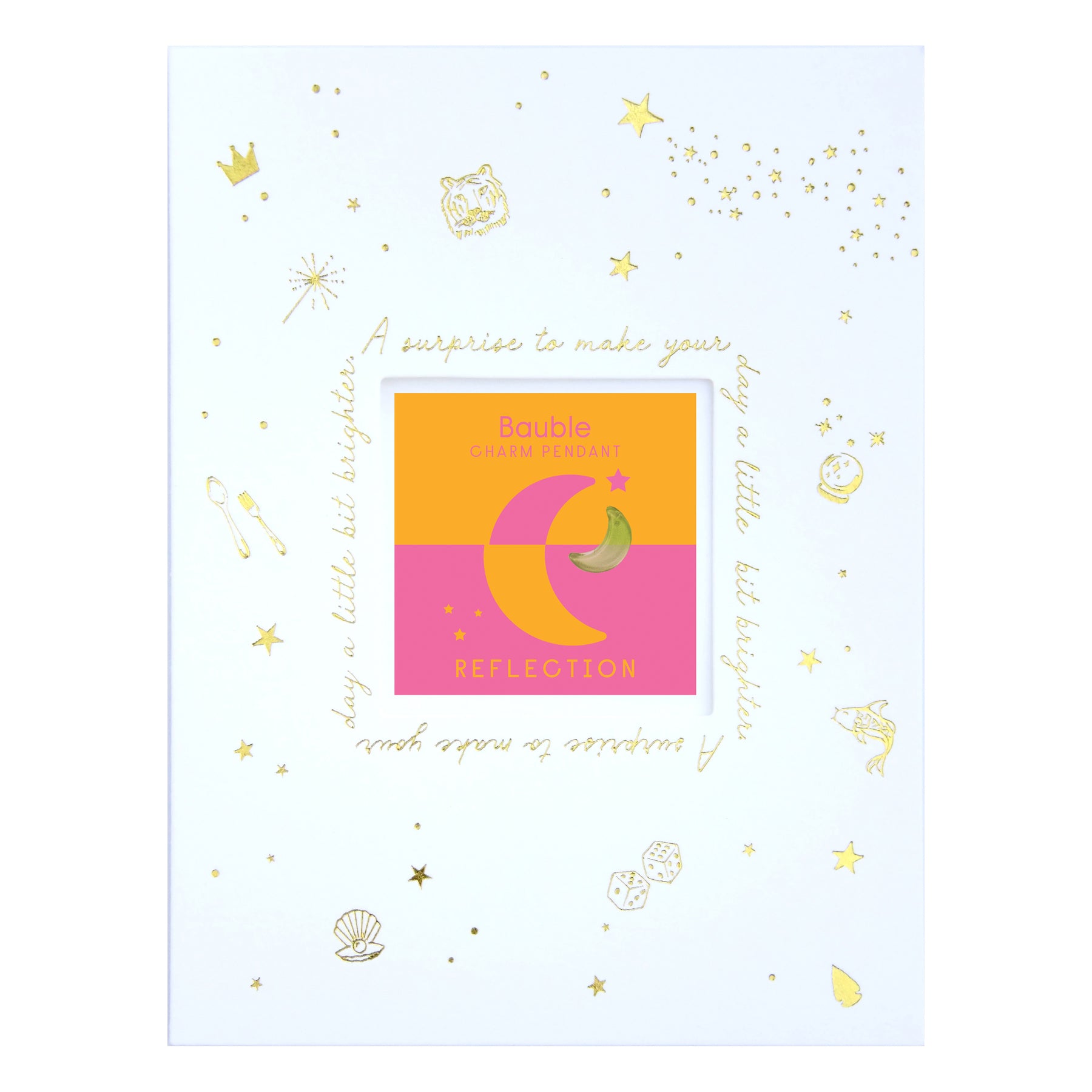 Greeting Cards with Bauble Necklaces