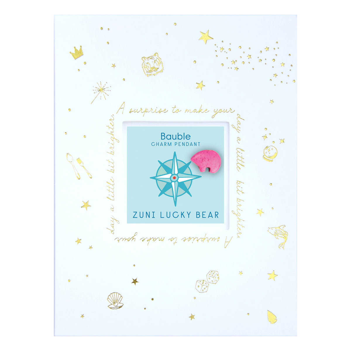 Greeting Cards with Bauble Necklaces