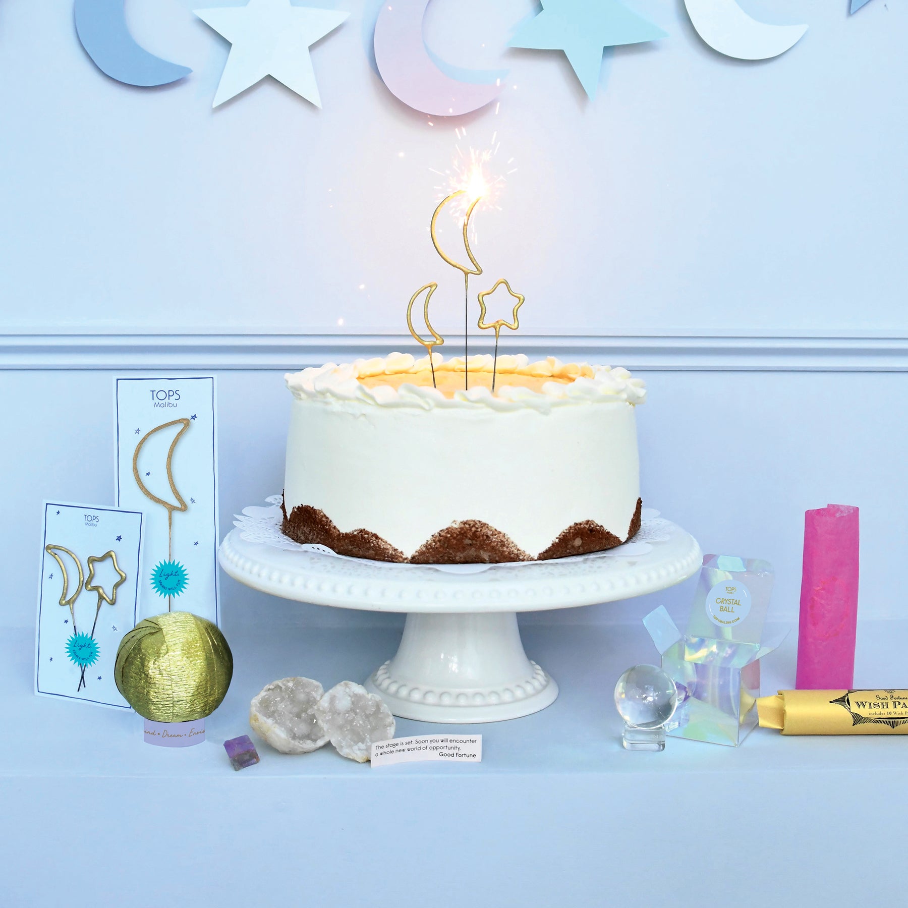 Mini Gold Moon Sparkler 4"