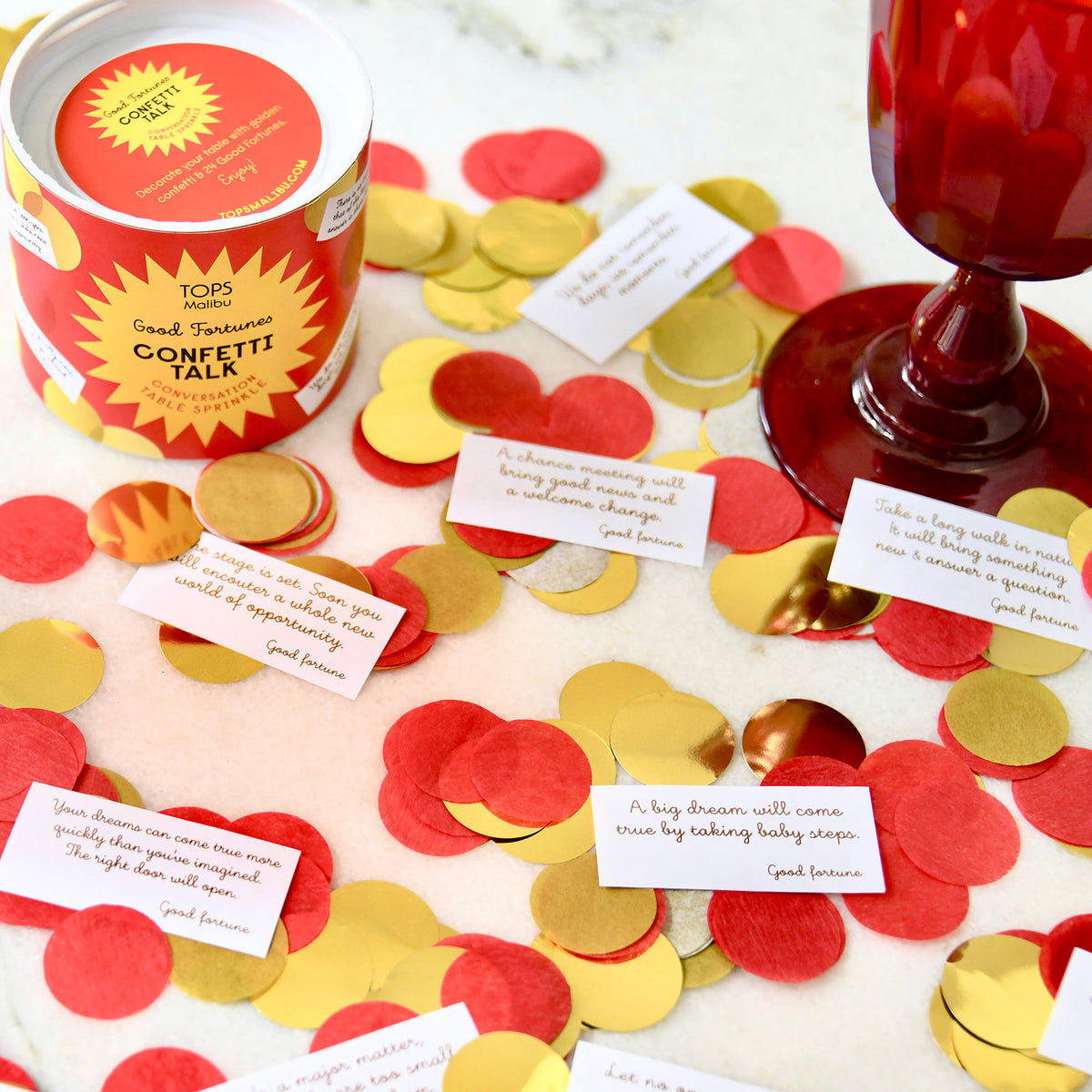 Confetti Talk Conversation Game - Good Fortune