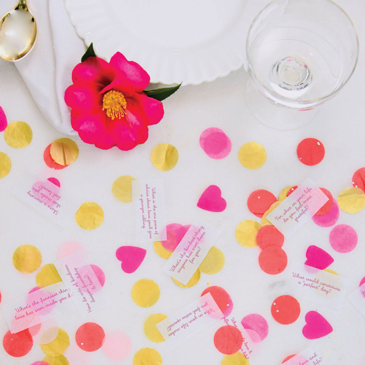 Confetti Talk Conversation Game - Love