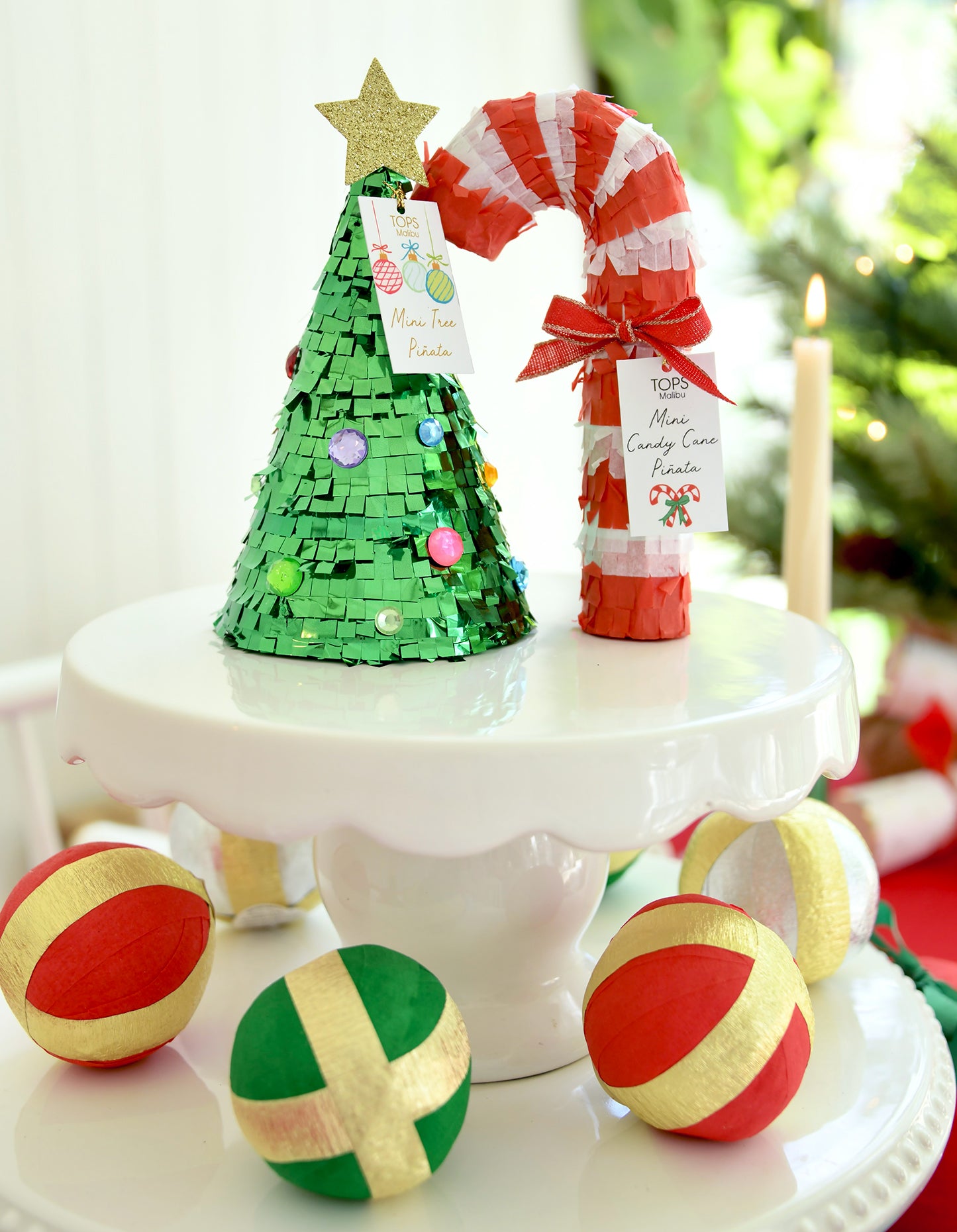 Mini Surprise Ball Holiday Striped