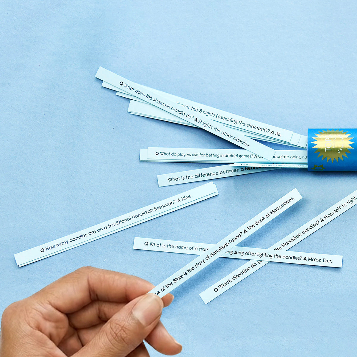 Hanukkah Pick-Up-Sticks Conversation Game