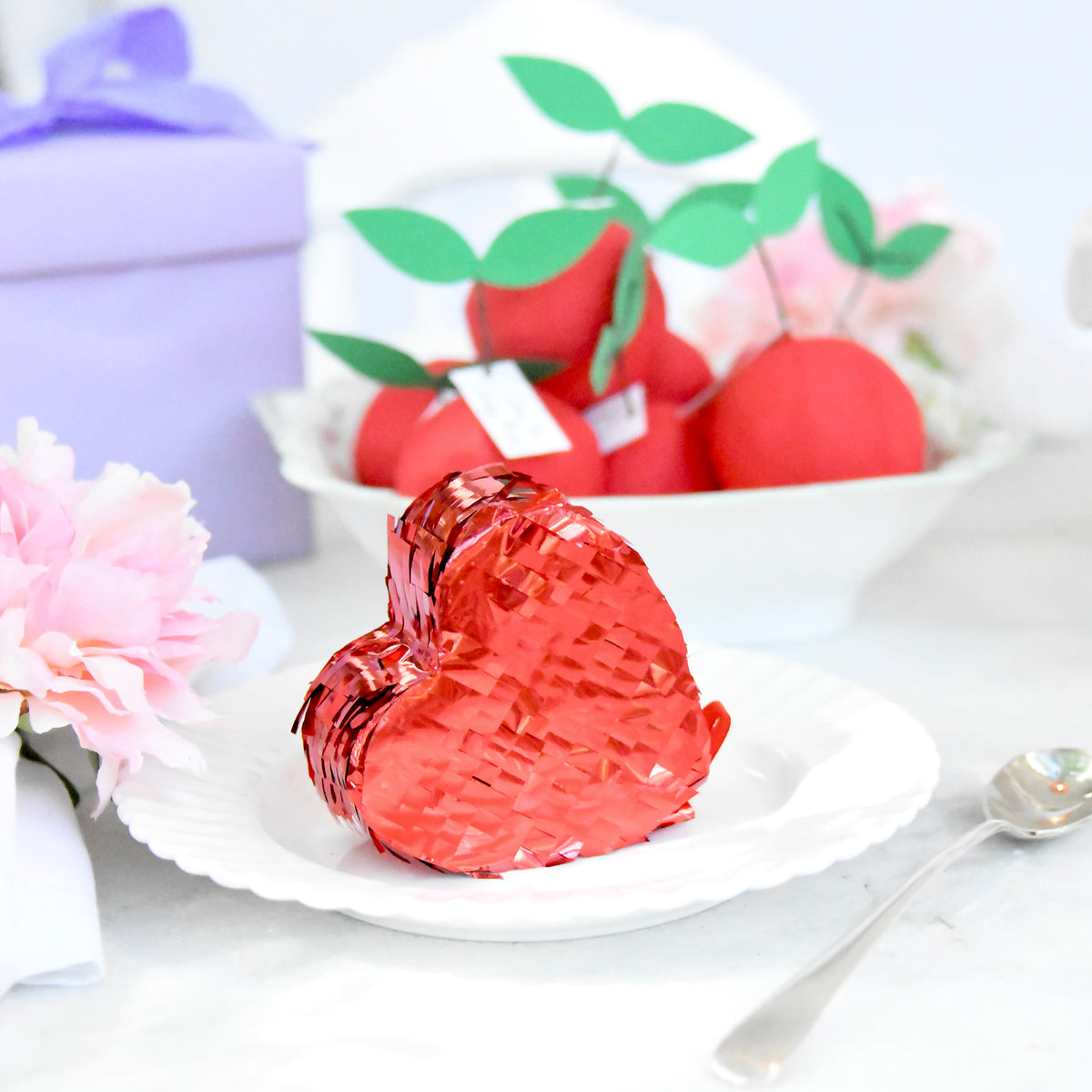 Mini Tabletop Heart Piñata