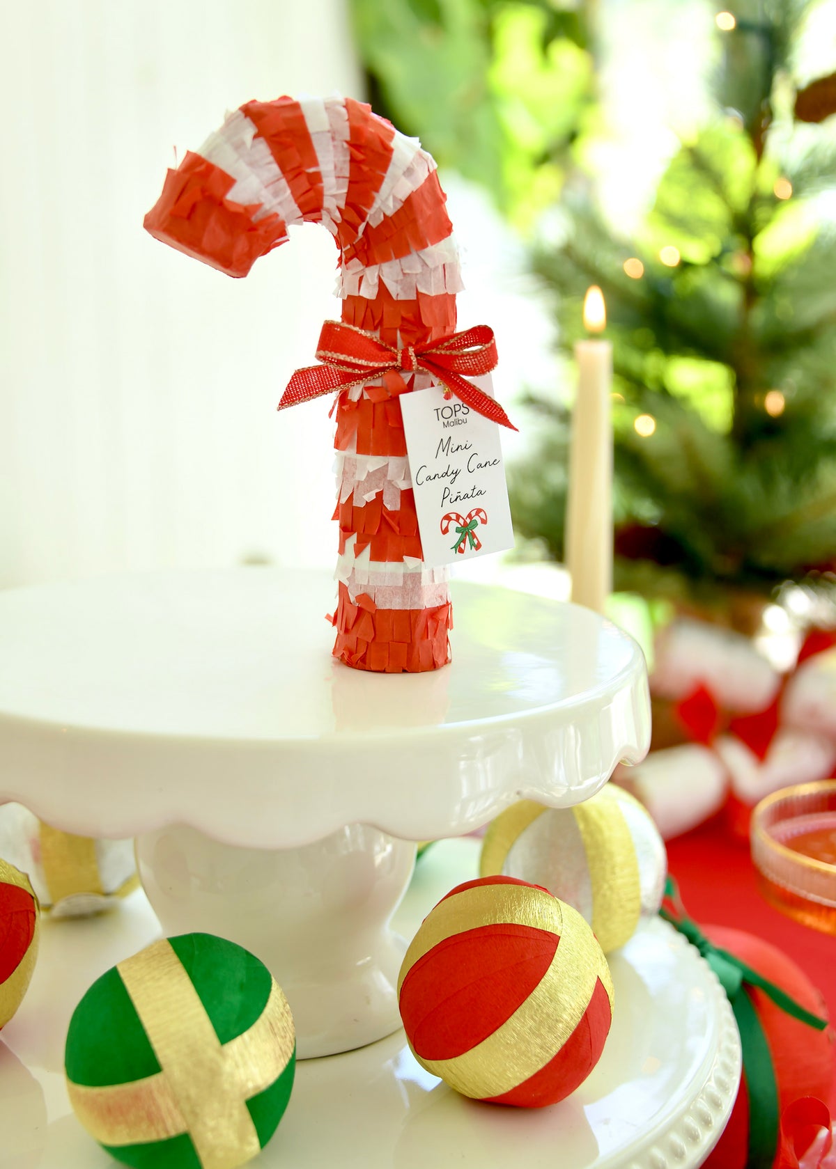 Candy Cane Piñata 6&quot;
