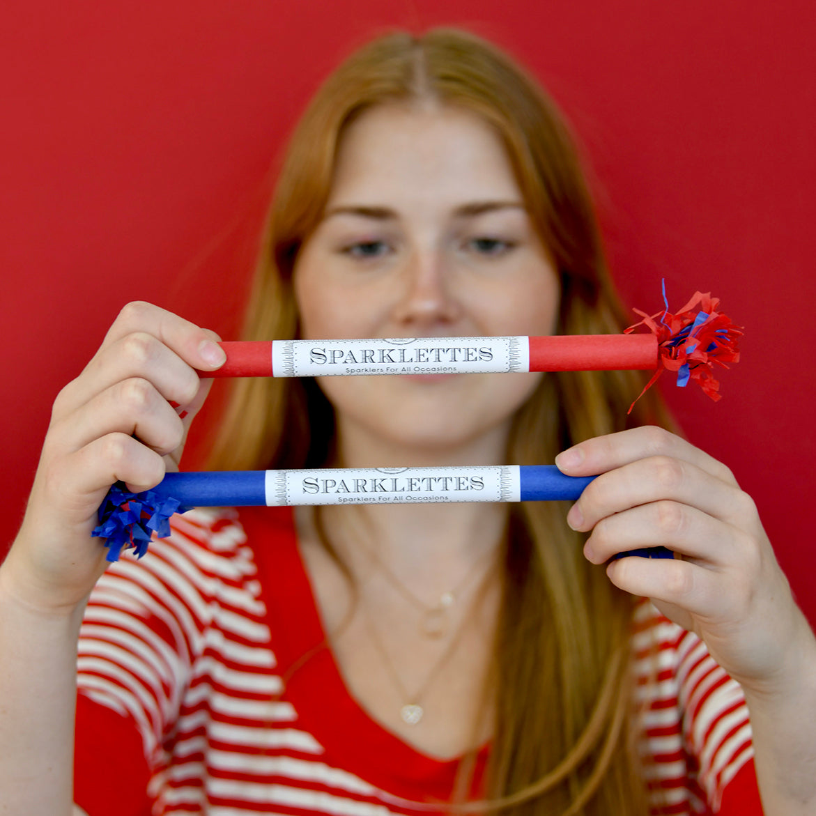 Sparklettes Red White &amp; Blue 8&quot;