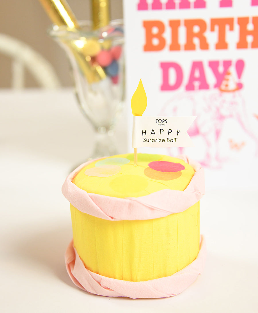 Deluxe Surprise Ball Birthday Cake