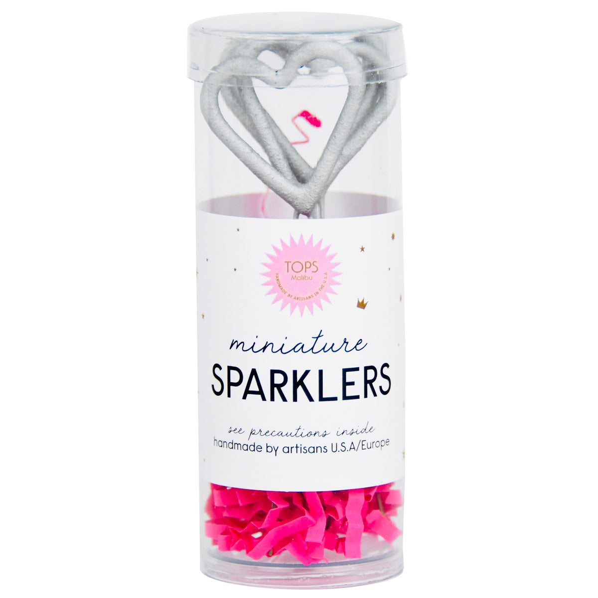 Mini Silver Sparklers Heart