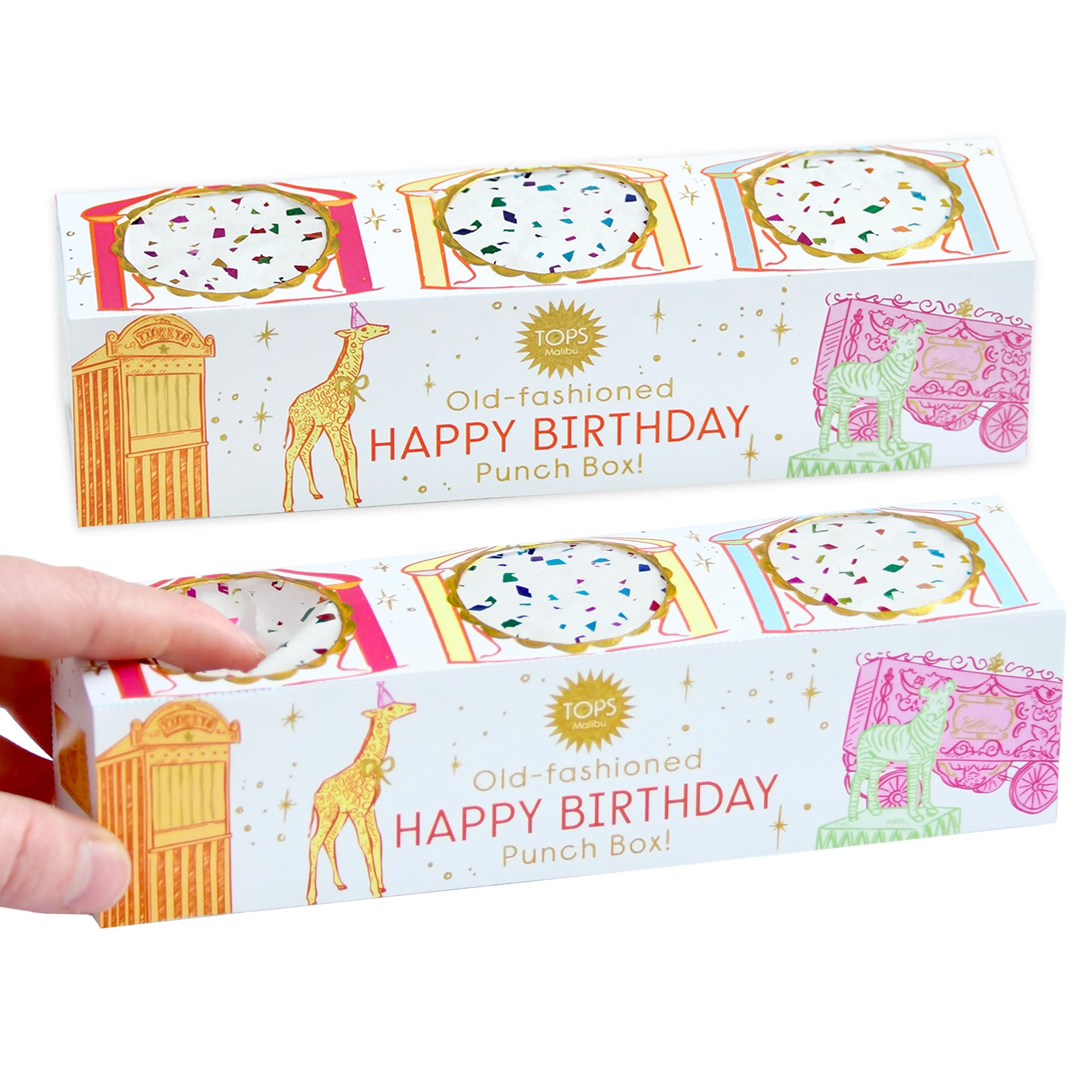 Old Fashioned Punch Box - Birthday Party Gift Box - TOPS Malibu