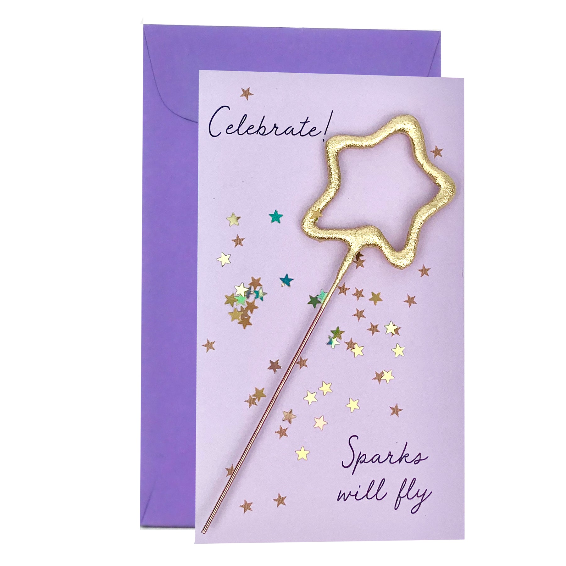 Confetti Sparkler Cards Celebrate!