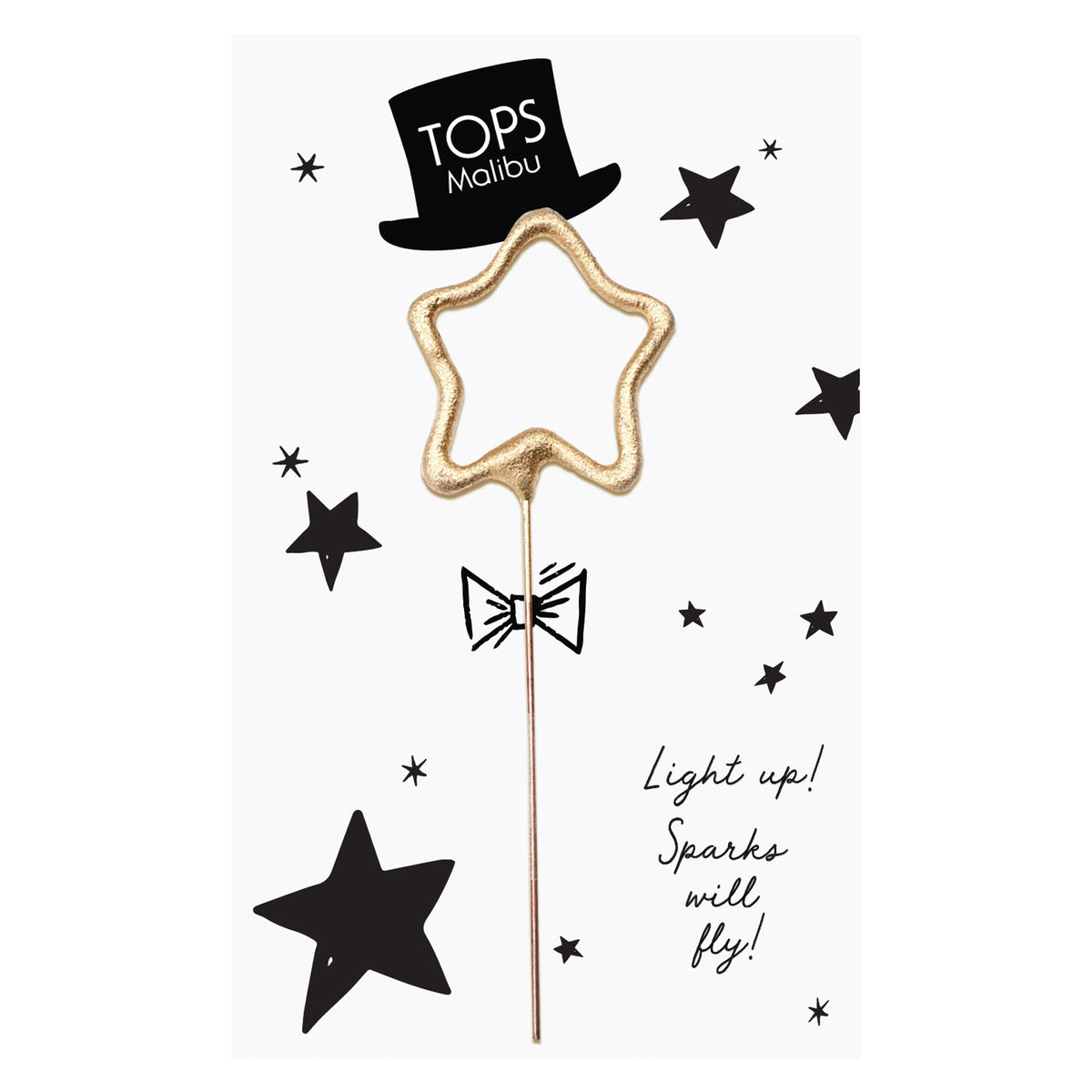 Sparkler Card TOP Hat Party