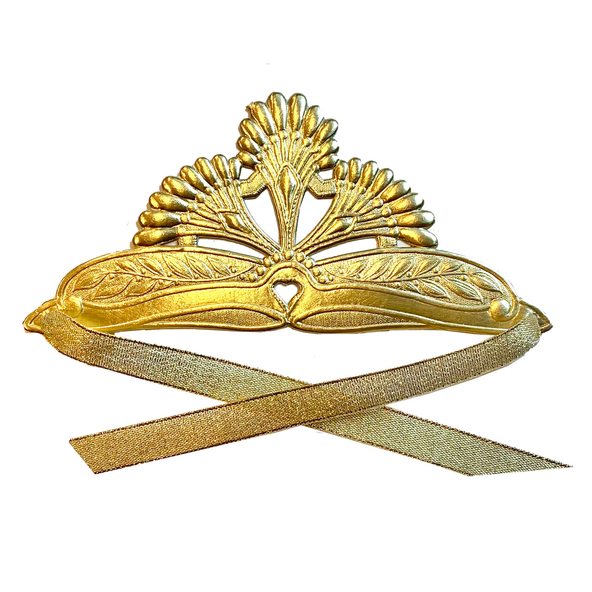 Mini Olde World Tiara Crown  - with ribbon