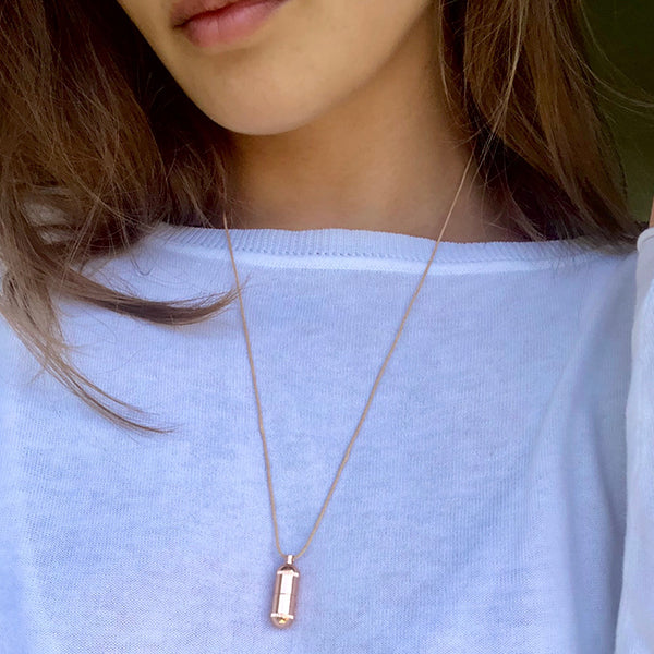 Wish Capsule Necklace - Gold