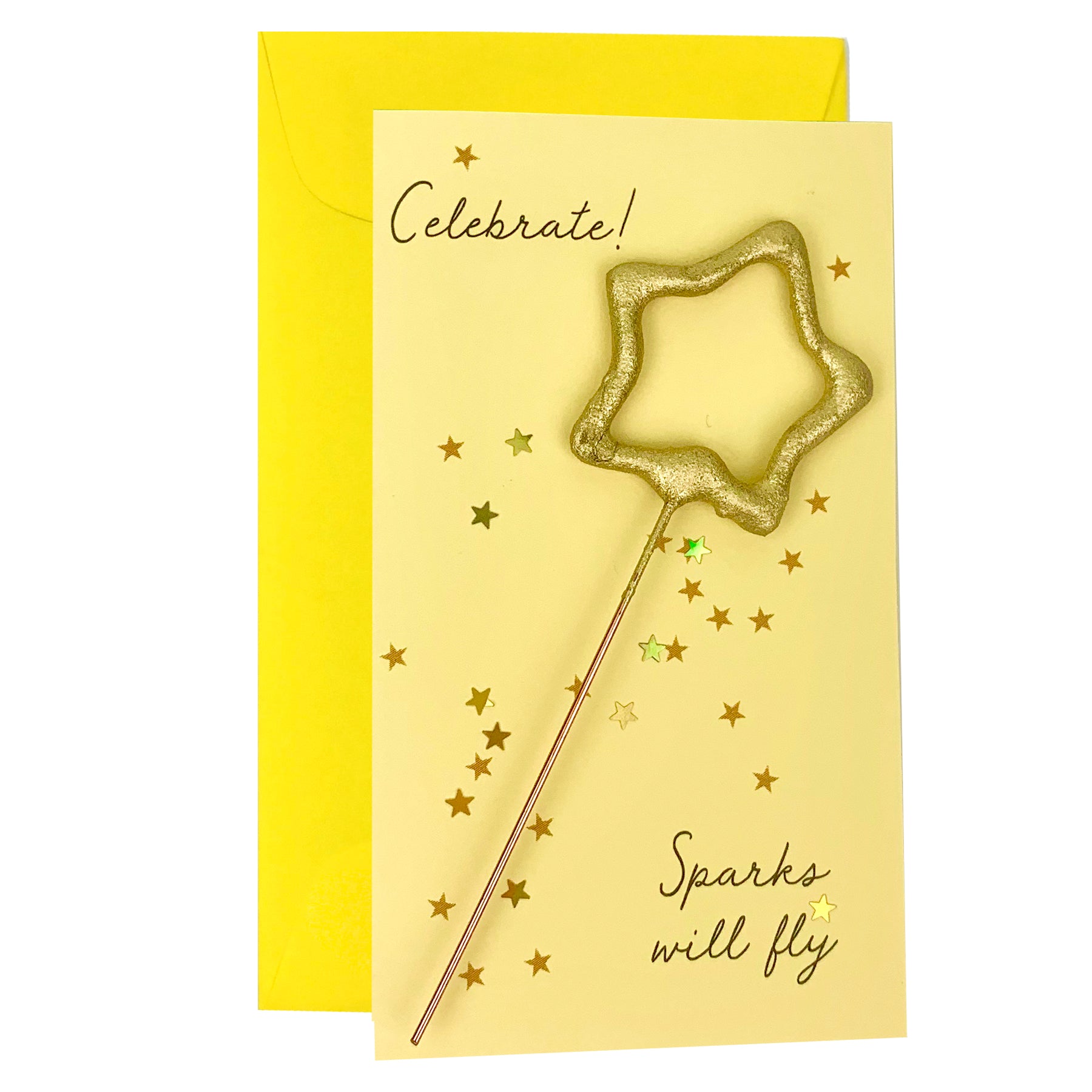 Confetti Sparkler Cards Celebrate!