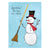 Sparkler Card Holiday Snowman