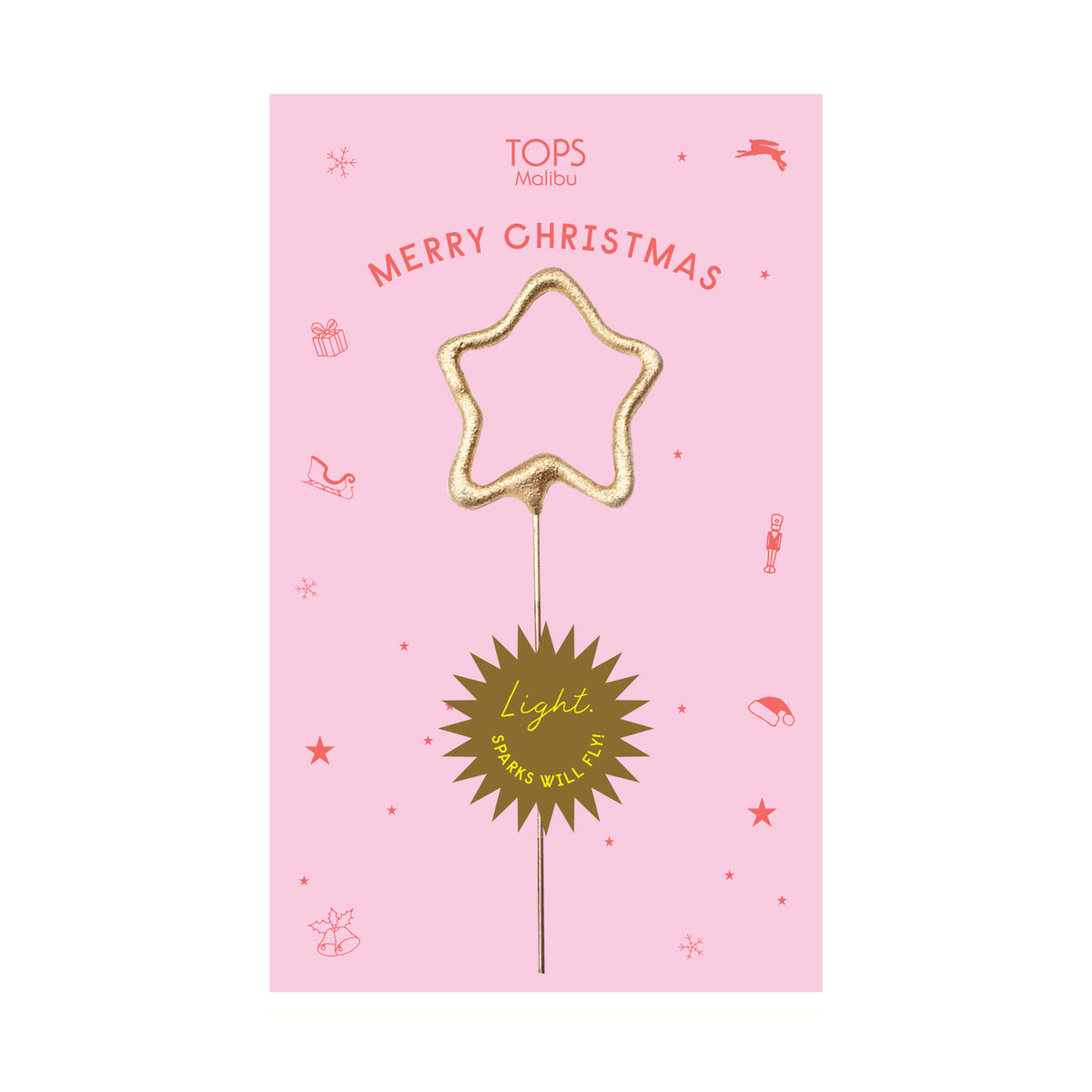 Sparkler Card Merry Christmas