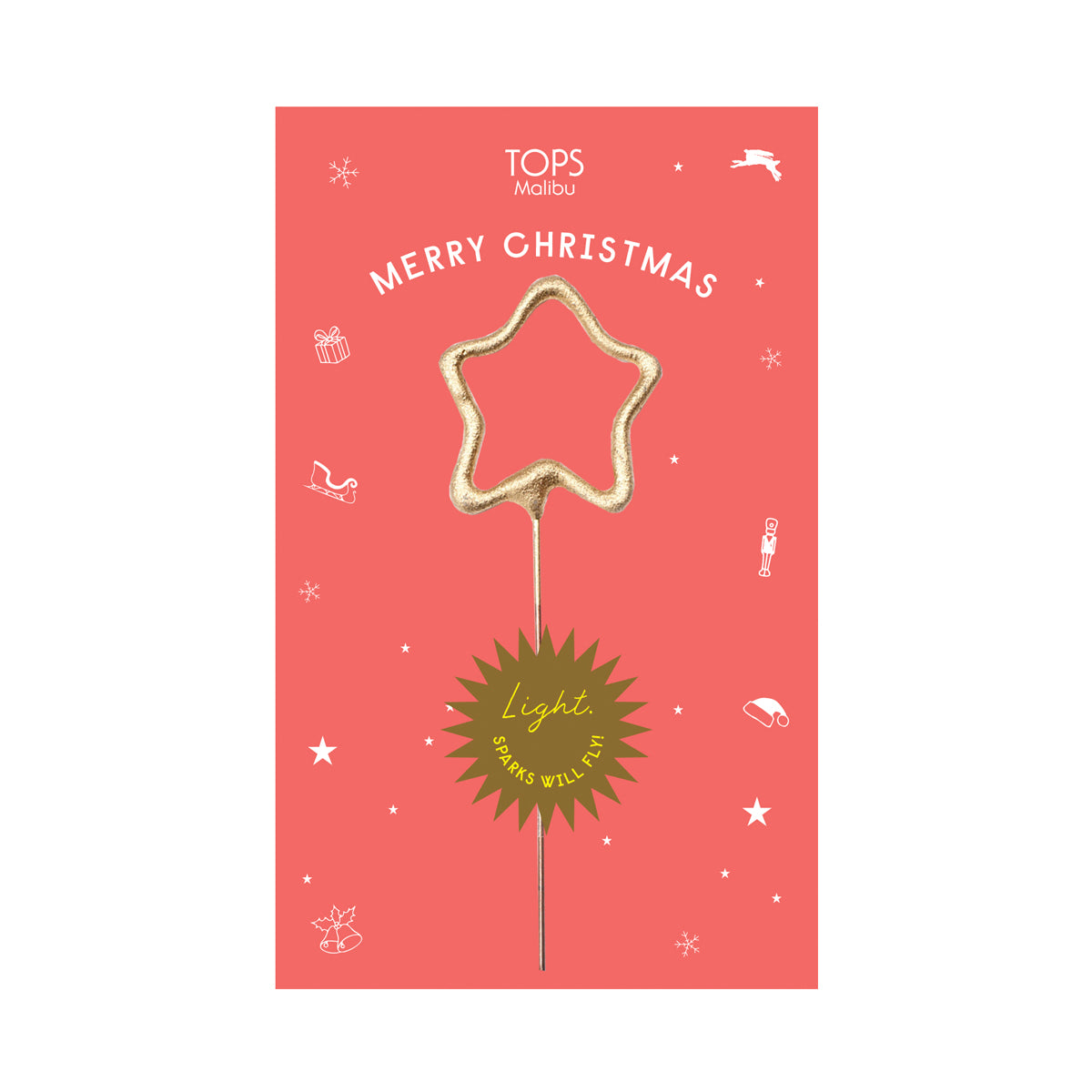 Sparkler Card Merry Christmas