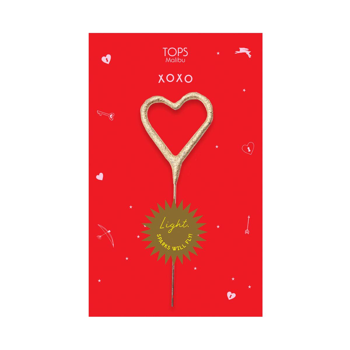 Sparkler Card XO