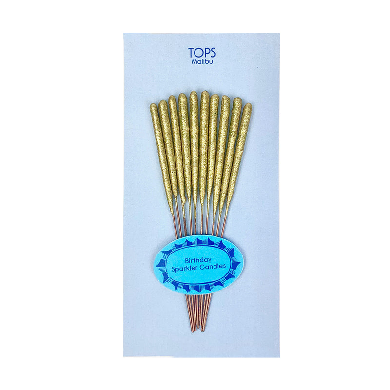Premium Birthday Sparkler Candles (10Pack) TOPS Malibu