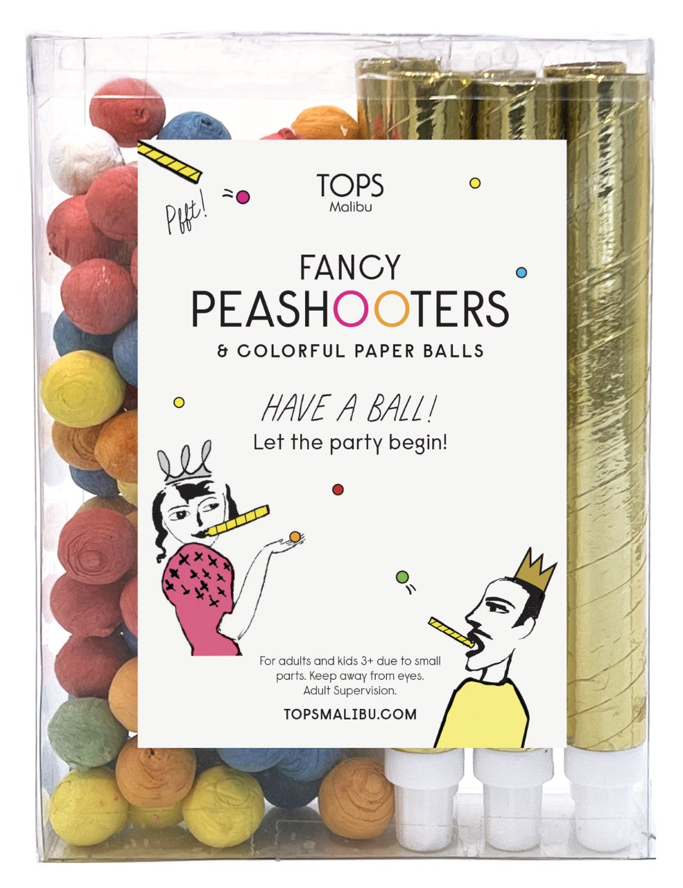 Fancy Pea Shooters (Includes 6 Tubes)